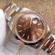 Copy Rolex Datejust II Oyster 41MM 2-Tone Rose Gold Brown Dial Watch (4)_th.jpg